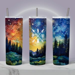 PNW forest water color